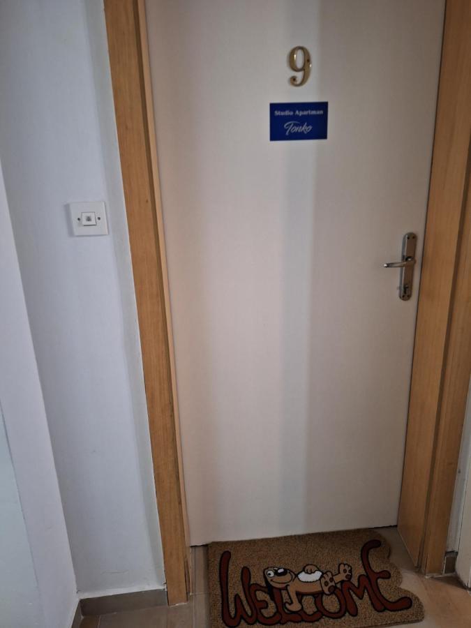 Studio Apartman Tonko - S Balkonom Zaton  Esterno foto